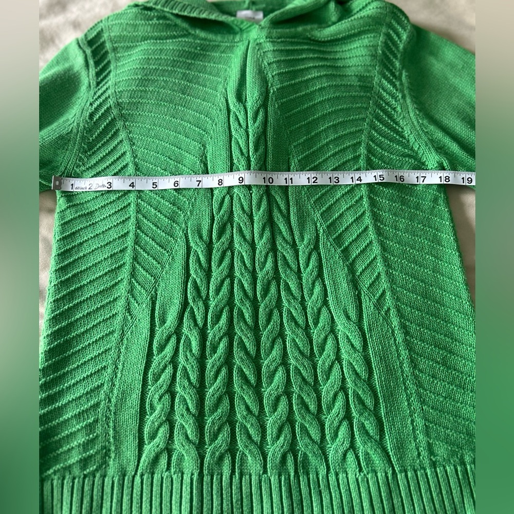 CAbi Green Cowl Neck Sweater - Picture 5 of 7